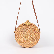 Load image into Gallery viewer, Round Straw Bags