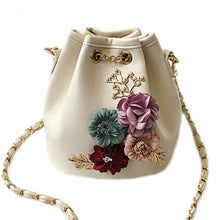Load image into Gallery viewer, Bohemia Canvas Drawstring Lady Bucket Bag